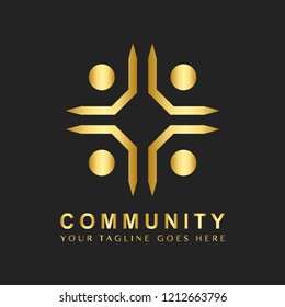 Community branding logo design sample