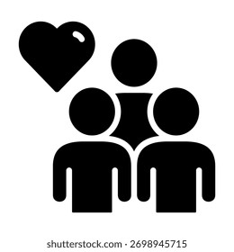 Community Care Icon-Element für Design und Vektor