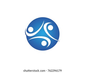 Community care logo design template