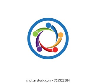 Community care logo design template