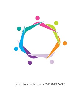 Community Care Logo illustration template