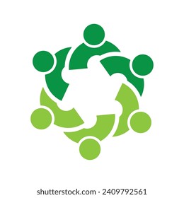 Community care logo images illustration design