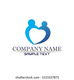 Community Care Logo People Icons In Circle Vector Concept Engagement Togetherness
