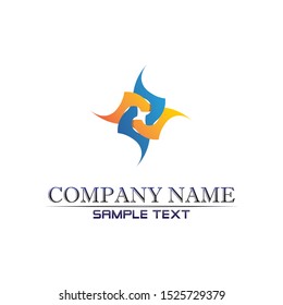 Community Care Logo People Icons In Circle Vector Concept Engagement Togetherness