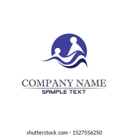 Community Care Logo People Icons In Circle Vector Concept Engagement Togetherness
