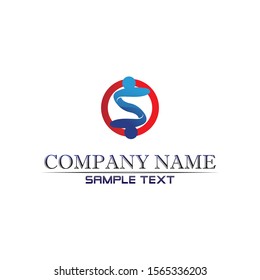 Community Care Logo People Icons In Circle Vector Concept Engagement Togetherness