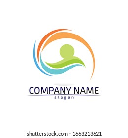 Logo De Community Care Personas Iconos En Concepto De Vector Círculo Compromiso Con La Unternidad
