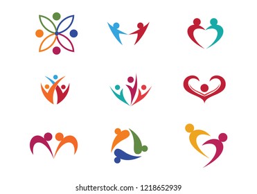 Community care Logo template 