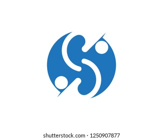 Community care logo template