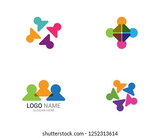 Community care logo template