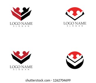 Community care logo template