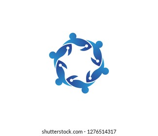 Community care logo template