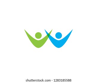 community care Logo template