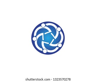 Community care logo template