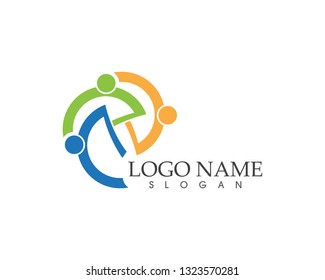 Community care logo template