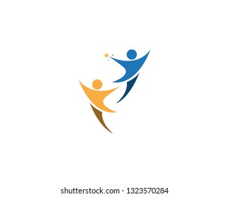 Community care logo template