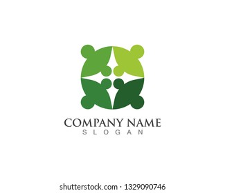 Community Care logo Template