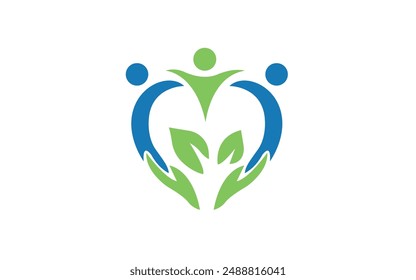 Community care Logo template pro design