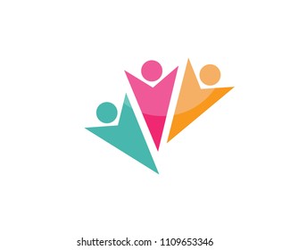 community care Logo template vector icon