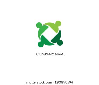 community care Logo template vector icon