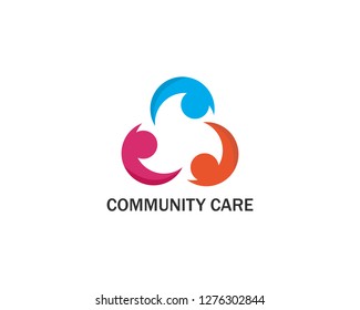 community care Logo template vector icon