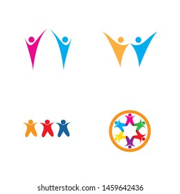 community care Logo template vector