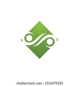Icono de la plantilla de logotipo de Community Care