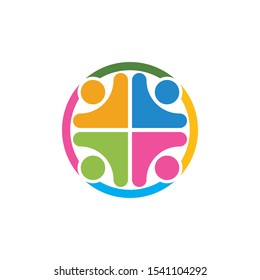  community care Logo template vector
