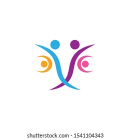  community care Logo template vector
