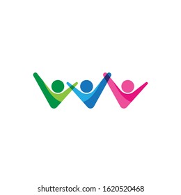 community care Logo template vector