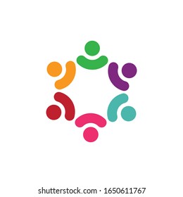 Community Care Logo-Vektorillustration