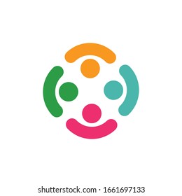 Community Care Logo-Vektorillustration