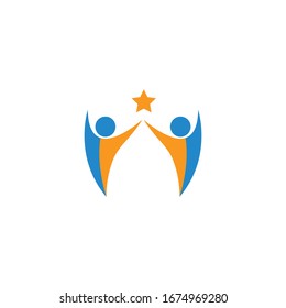 Community Care Logo-Vektorillustration