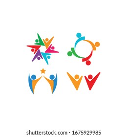community care Logo template vector