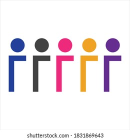 vector de plantilla de logotipo de cuidado de la comunidad - Vector