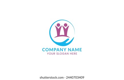 community care Logo template vector icon