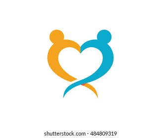 community care Logo template vector icon