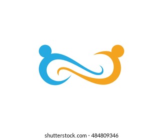 community care Logo template vector icon