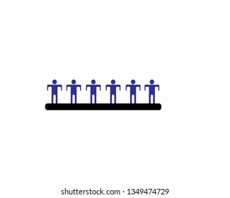 Community care logo vector illustration design - Vector
