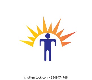 Community care logo vector illustration design - Vector
