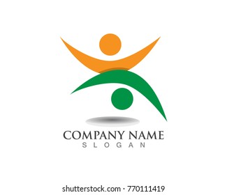 Community care logos vector 