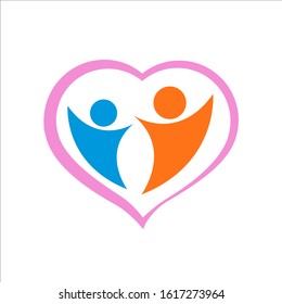Community care template vector icon