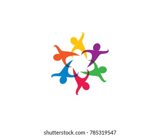 Community care vector icon illustration design