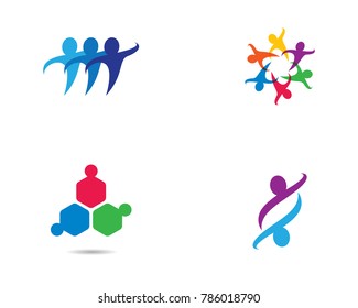 Community care vector icon illustration design
