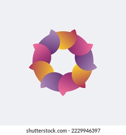 Community Care Vector Logo Template. Company Logo.