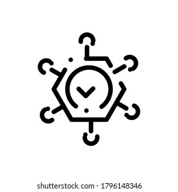 Gemeinschaftsmarkensymbol, Vektorgrafik einzeln auf weißem Hintergrund