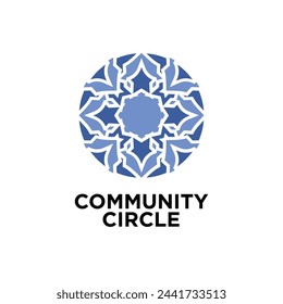 Community Circle Element Vector Logo Design	