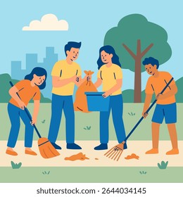 Ícone de Lixo do Ambiente Voluntários de Limpeza da Comunidade