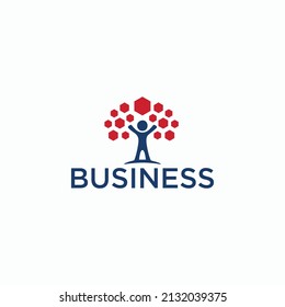 Community consulting vector logo icon illustration