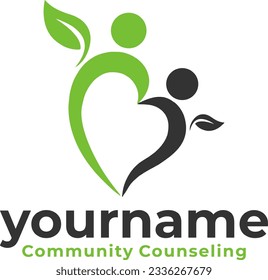 Community Counseling Modern and Clean Logo